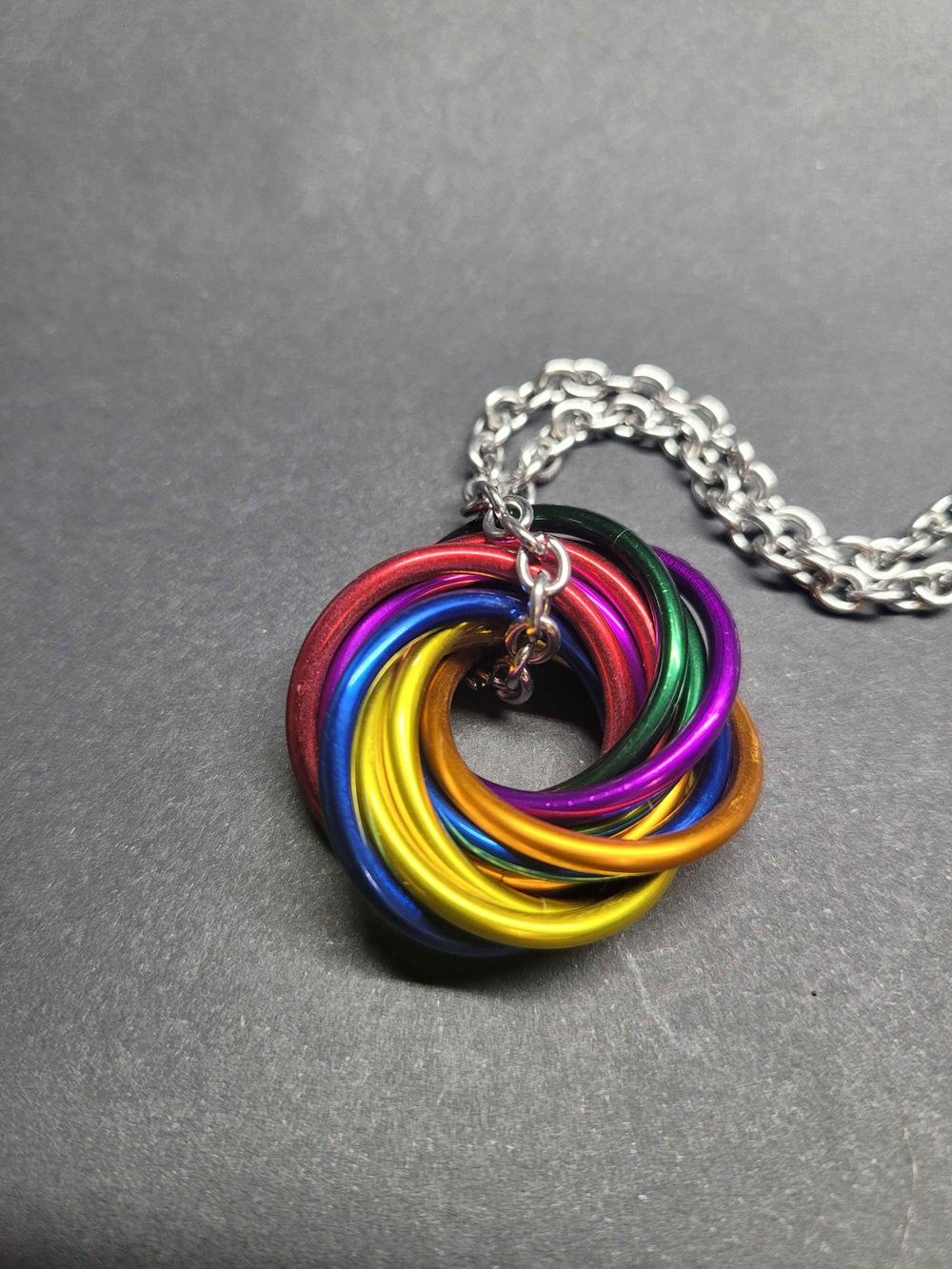 Rainbow/Pride Mobius Necklace
