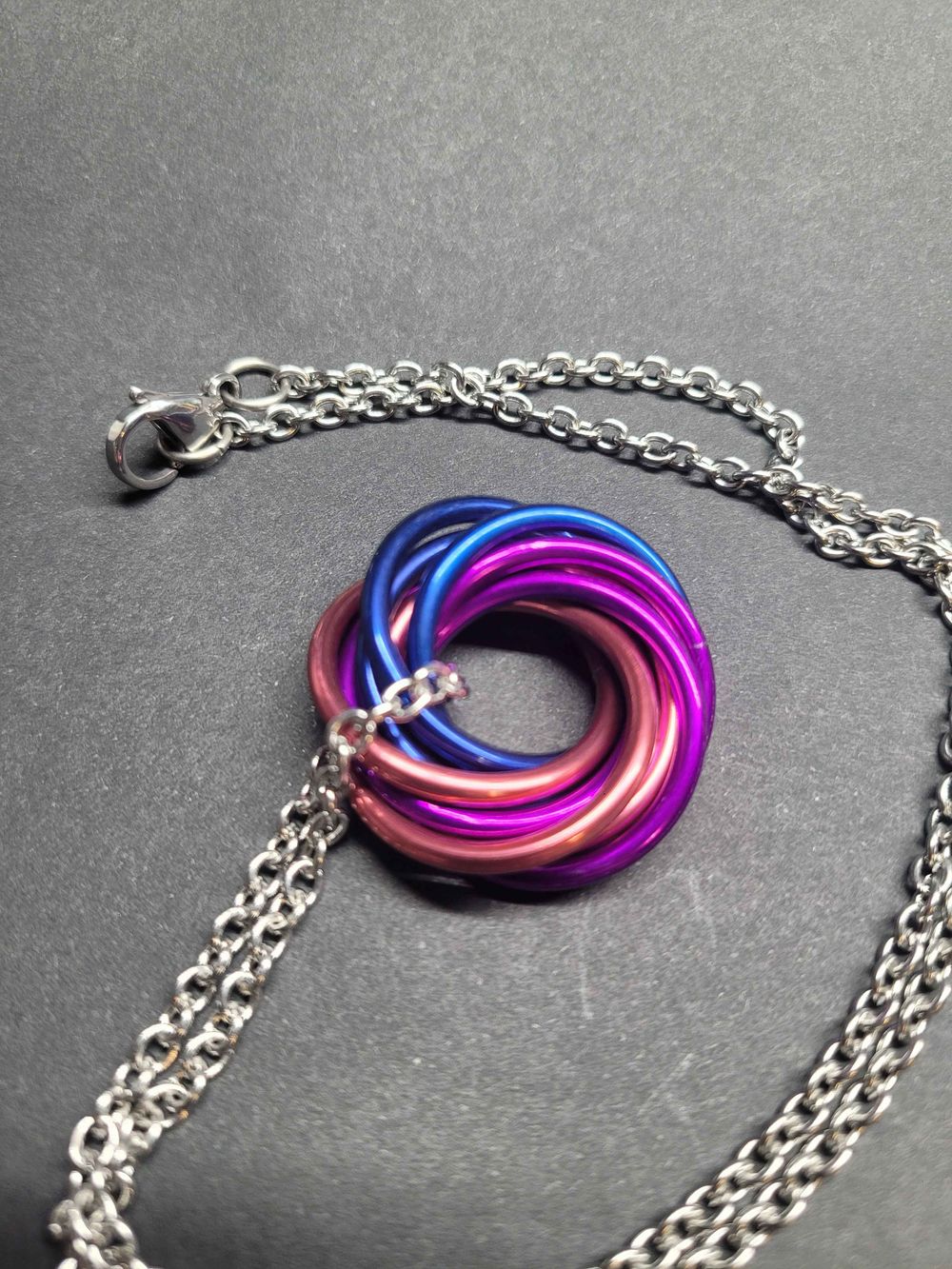 Bi Pride Mobius Necklace